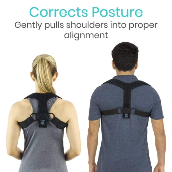 Posture Corrector Vive Health Black - SUP1087S