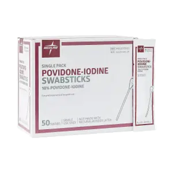 Povidone-Iodine (PVP-I) Swabstick – Single Pack - MDS093901H