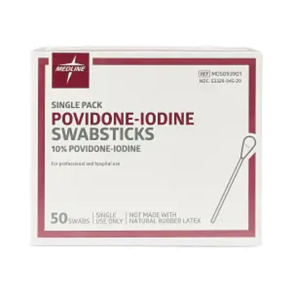 Povidone-Iodine (PVP-I) Swabstick – Single Pack - MDS093901H