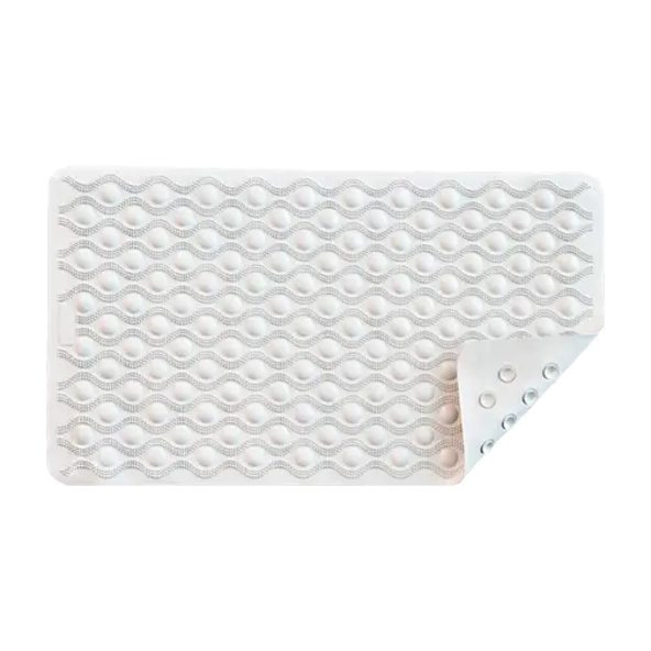 RUBBER BATH MAT WHITE - 9351W