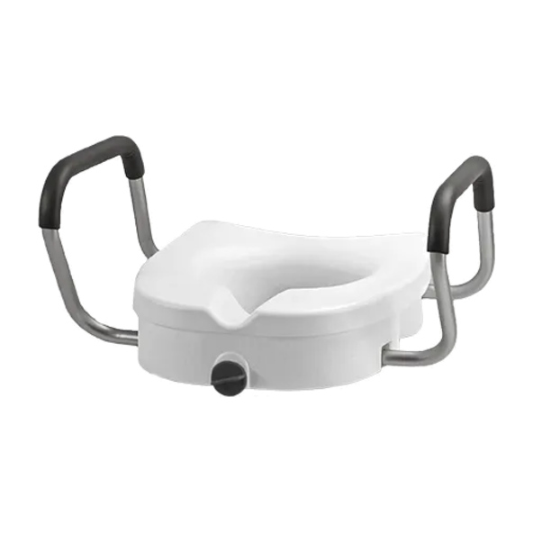 Raise toilet seat with arm light weight ADJUSTABLE WIDTH ARMS 8351