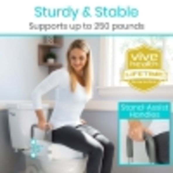 Raised Toilet Seat Vive health LVA1011
