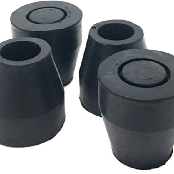  Replacement Quad Cane Tips, Large Base Nova medical NOV-10020BR