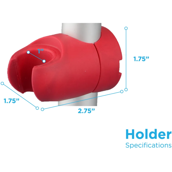 SHOWER head holder - Red_1 - 9306-R