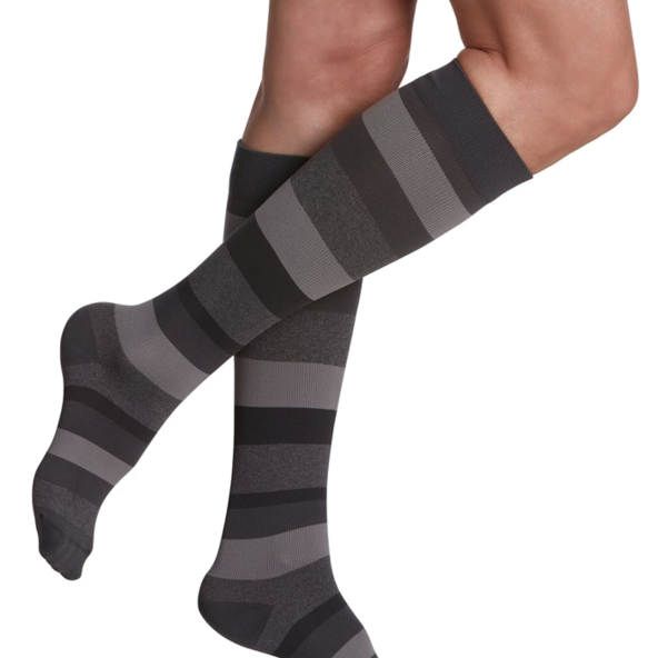 SIGVARIS Women’s Style Microfiber Patterns 830 Closed Toe Calf-High Socks 20-30mmHg B07KQ4K2SV