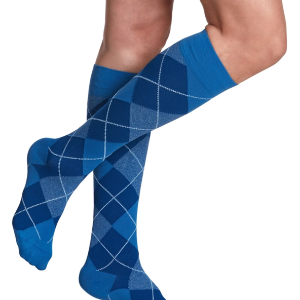 SIGVARIS Women’s Style Microfiber Patterns 830 Closed Toe Calf-High Socks 20-30mmHg B07KQ4K2SV-A