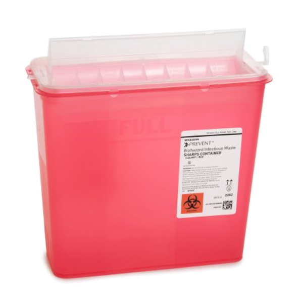 Sharps Container Nestable for compact storage McKesson 855126