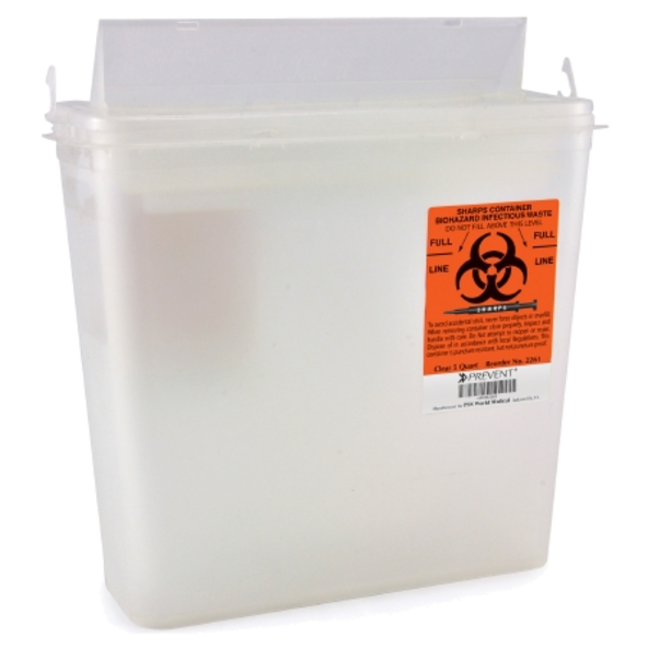 Sharps Container Nestable for compact storage McKesson 855126