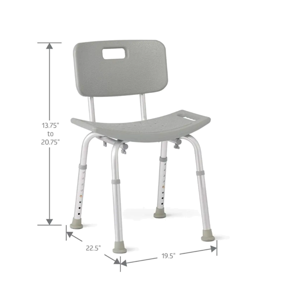 Shower Chair with Back - G2-101KRX1