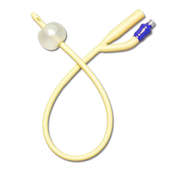 Silicone Elastomer Coated Latex Foley Catheter 2-Way 24FR 10mL Balloon - DYND11764H 