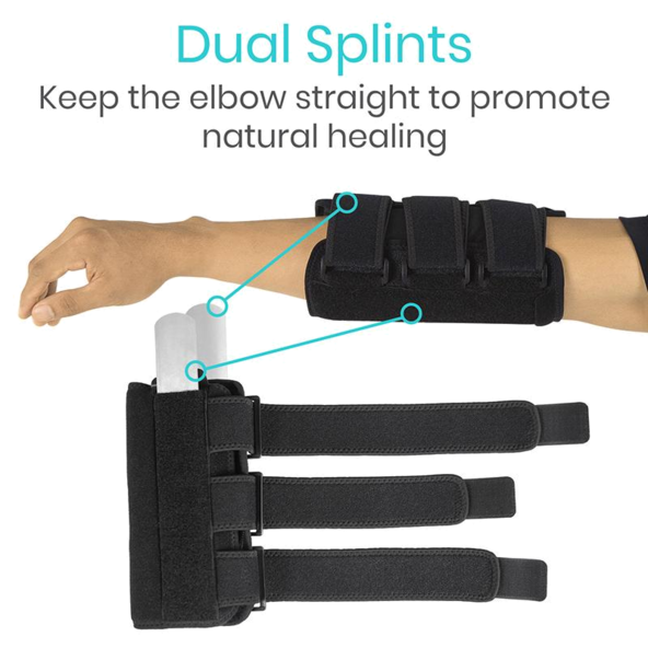Stabilizing Elbow Brace immobilizer  SUP2078BLK