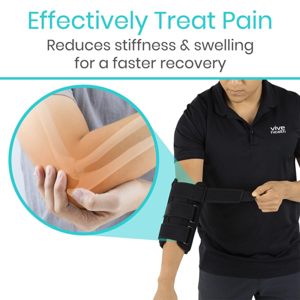 Stabilizing Elbow Brace immobilizer  SUP2078BLK