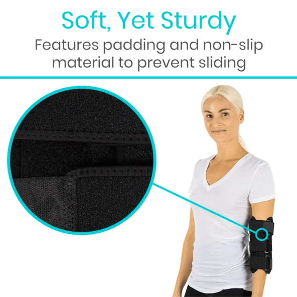 Stabilizing Elbow Brace immobilizer  SUP2078BLK