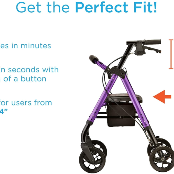 Star Heavy Duty Bariatric Rollator DX 4263BL