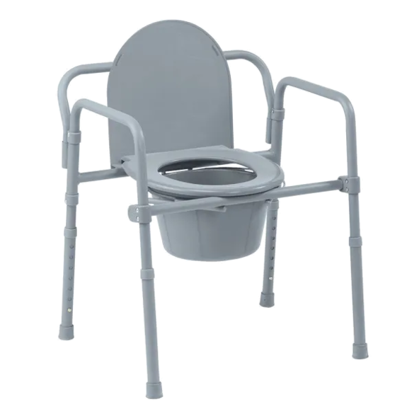 Steel Folding Commode Chair - 11148CE-4
