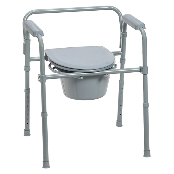 Steel Folding Commode Chair - 11148CE-4