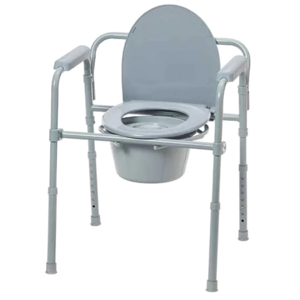 Steel Folding Commode Chair - 11148CE-4
