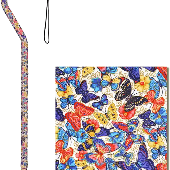 Sugarcane, Walking Cane nova HD Offset Cane Butterfly Symphony 1075BS