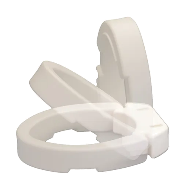 Toilet Seat Riser - Hinged - Standard INSTALLS EASILY Nova Medical 652308139861