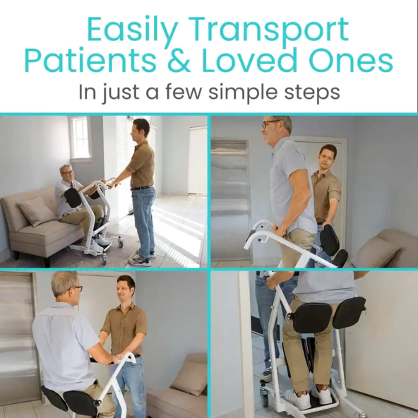 Transport Stand Assist Patient Lift MOB1043WHT