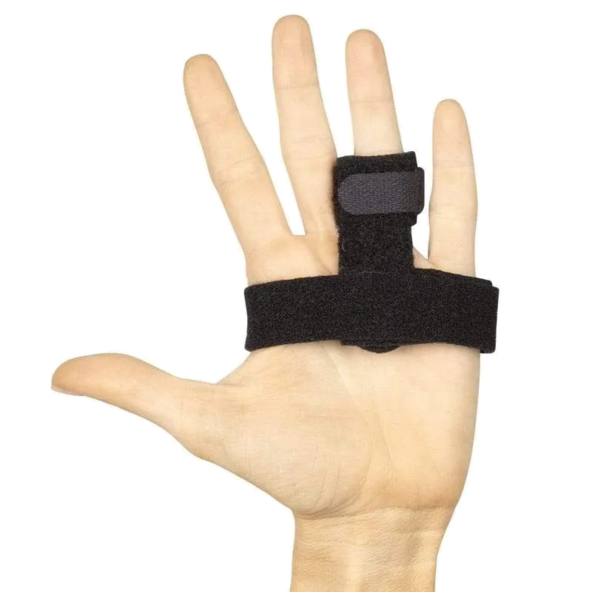 Trigger Finger Splint Brace Built-In Aluminium Support Vive Health SUP2023BLK