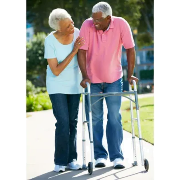 Two Button Folding Walker 10244-4