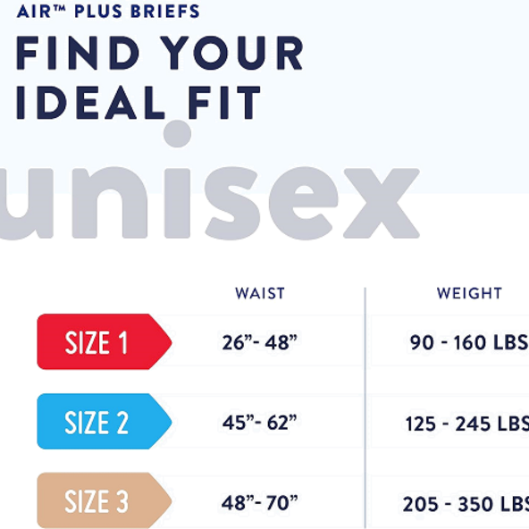 Unisex Adult Incontinence Brief Prevail® Air™ Size 3 PVBNG-014CA