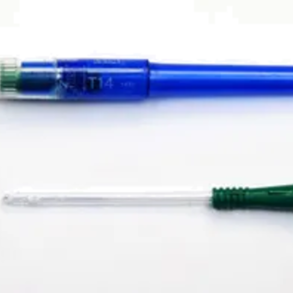 Urethral Catheter Straight Tip Lubricated Cure Medical T14