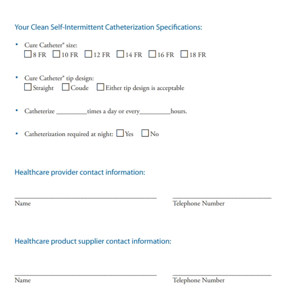 Urethral Catheter Straight Tip Lubricated Cure Medical T14
