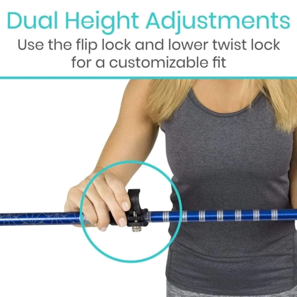 Vive Trekking Poles - MOB1034BLU