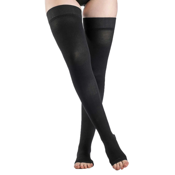 Women’s Open Toe Thigh-Highs compression sock Sigvaris - 972CML