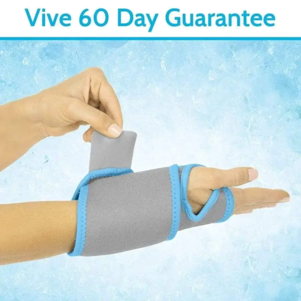 Wrist Ice Wrap CUSTOMIZABLE Compression SOFT NEOPRENE BLEND SUP2003GRY