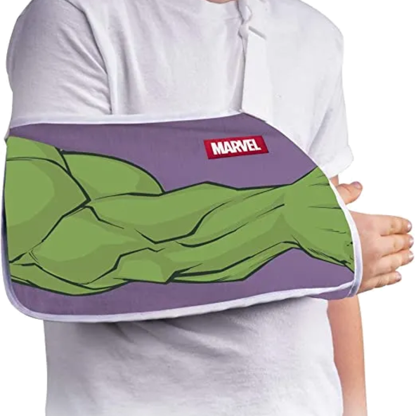 Youth Arm Sling Featuring Marvel - Hulk X-Small cotton-polyester blend DA191AR01-HLK-PED