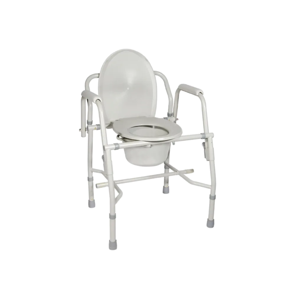 STEEL DROP ARM COMMODE - B3900