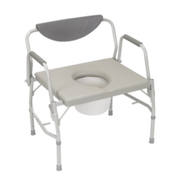 DROP ARM COMMODE X-WIDE
