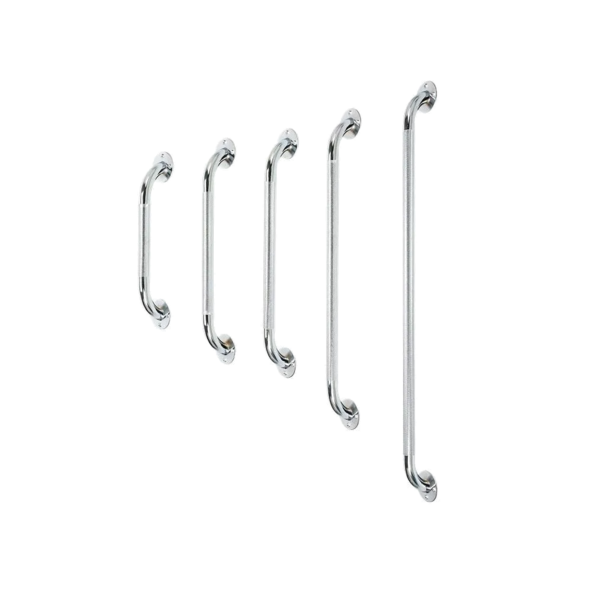 Chrome Plated Steel Grab Bar with Knurled Grip B20XX
