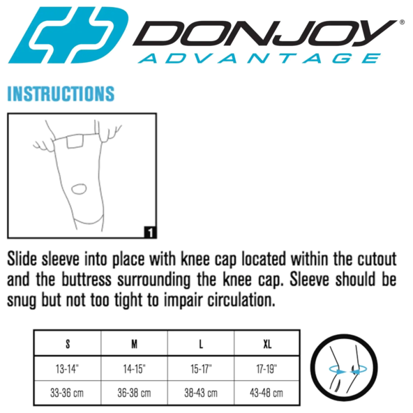 DELUXE ELASTIC KNEE - DA161KS02-BLK-M