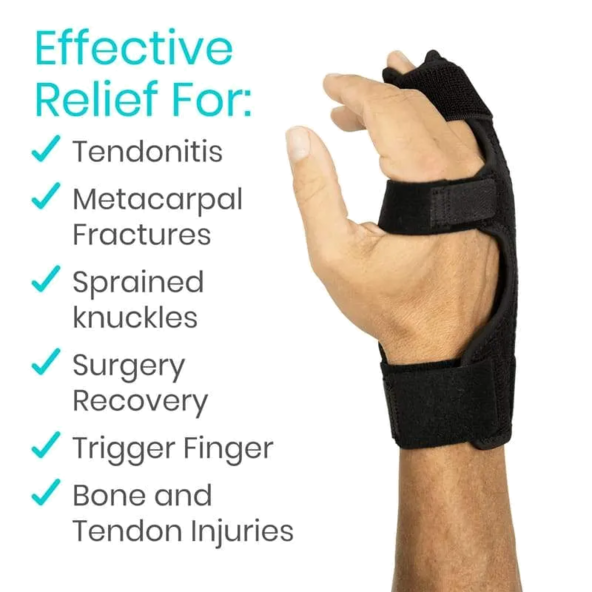 Boxer Splint for the hand Vive health - SUP2053BLKSM