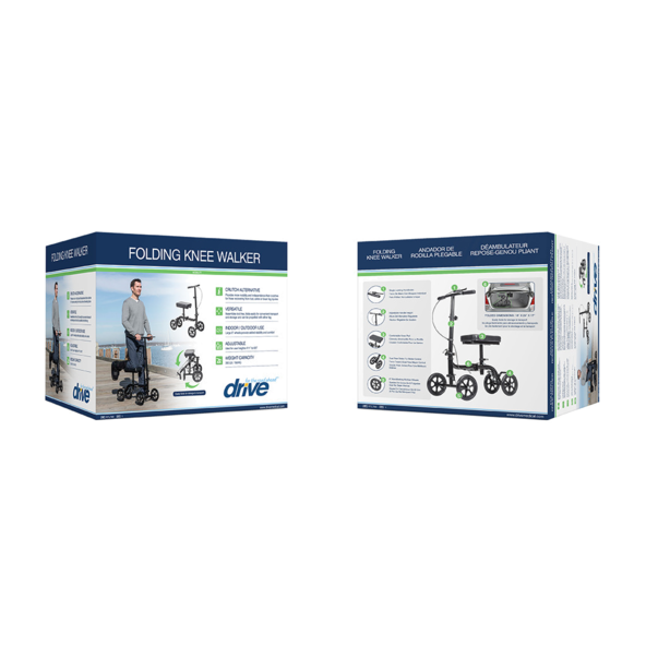 folding knee walker drive medical - RTL799