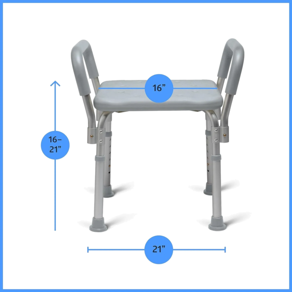 G2-200KHX1 Medline Shower Chair with arms and without back
