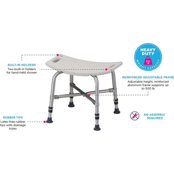 heavy duty shower stool