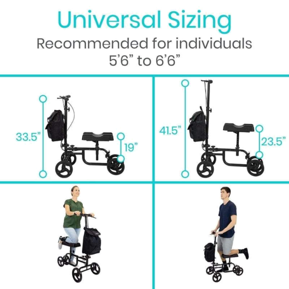 knee scooter vive health - MOB1007SLV