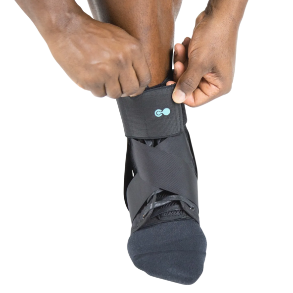 Laced Ankle Brace - SUP2070BLKL