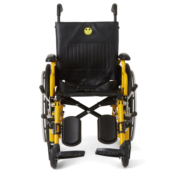 back pediatric wheelchair yellow - MDS806140PD