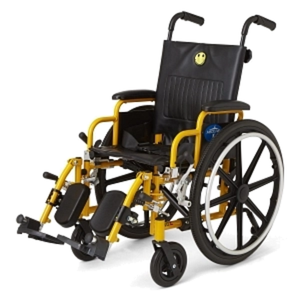 Kides  pediatric wheelchair yellow - MDS806140PD