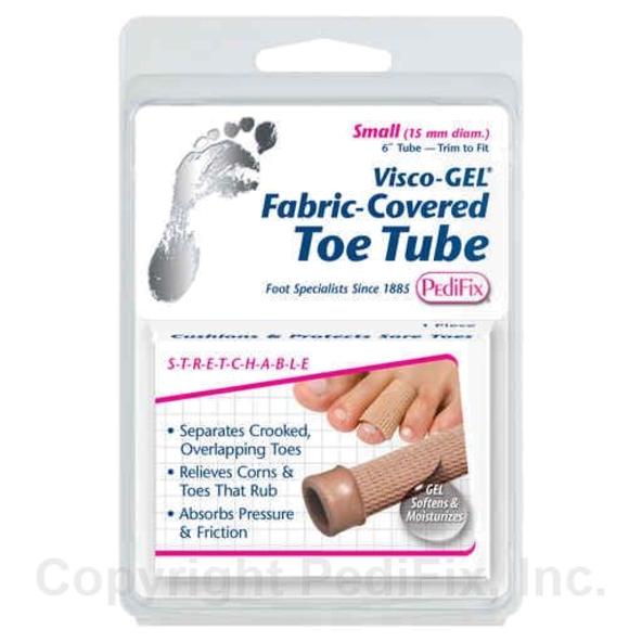 Fabric-Covered Toe Tube - P1202
