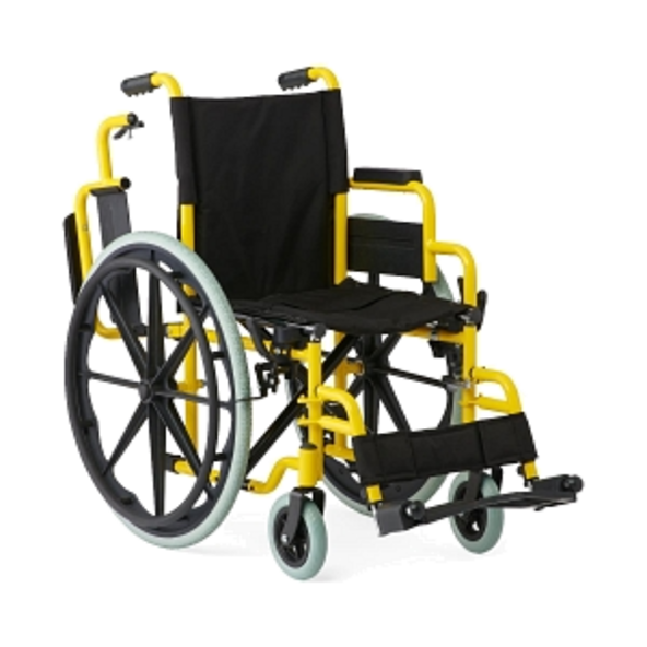 standard kidz pediatric wheelchair yellow - KPD2N22S