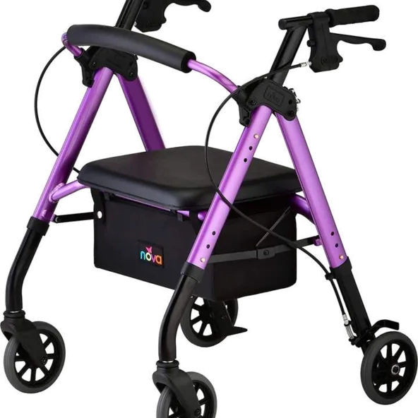 STAR 8 Rollator Walker, 8" Wheels NOVA