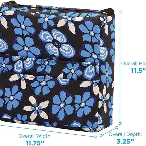 wheelchair, Walker carry Bag, Large, Aloha Blue P4200SB