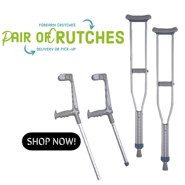  quick adjust crutches